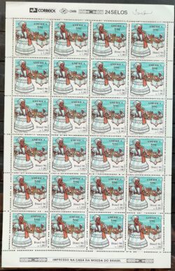 C 2019 Selo Upaep Trajes Tipicos Baiana Acaraje 1996 Folha