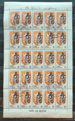 C 534 Selo 4 Centenario Cidade Rio de Janeiro Estacio de Sa 1965 Folha 2