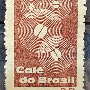 C 545 Selo Propaganda do Cafe do Brasil Bebida 1965