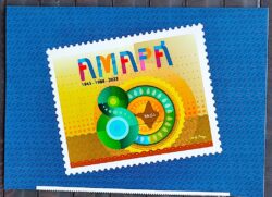 SI 04 Vinheta do Selo Institucional 80 Anos do Amapa 2023