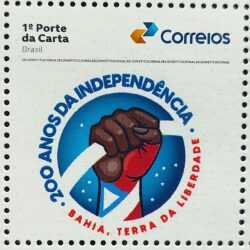 SI 08 Selo Institucional 200 Anos da Independencia Bahia Mao Estrela 2023
