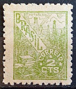 Selo Regular Cod RHM 461 Netinha Petroleo 2 cts Filigrana Q 1947 4