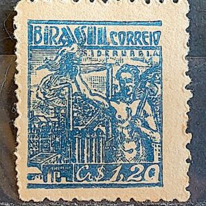 Selo Regular Cod RHM 471 Netinha Siderurgia Cr$ 1,20 Filigrana Q 1947