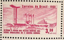 A 102 Selo Aereo Retorno das Cinzas dos Pracinhas Militar 1960