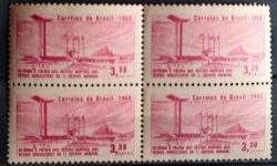 A 102 Selo Aereo Retorno das Cinzas dos Pracinhas Militar 1960 Quadra 1