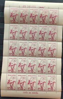 A 103 Selo Aereo Barragem Tres Marias Energia Eletrica Mapa 1961 Folha