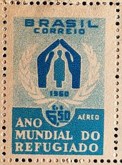 A 92 Selo Ano Mundial do Refugiado 1960