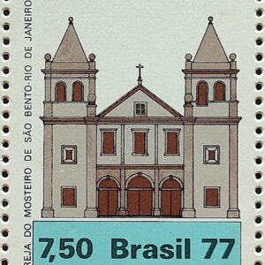 C 1025 Selo Arquitetura Religiosa Igreja Religiao Sao Bento 1977