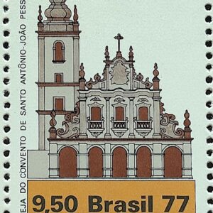 C 1027 Selo Arquitetura Religiosa Igreja Religiao Joao Pessoa 1977