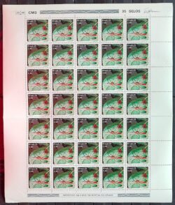 C 1098 Selo Dia do Selo Brasiliana 79 Borboleta 1979 Folha