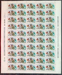 C 1371 Selo Cinquentenario Casa Grande e Senzala Literatura 1984 Folha