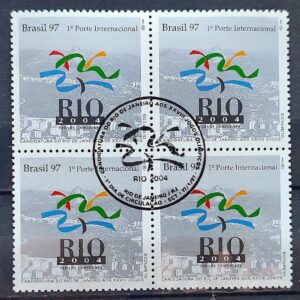 C 2022 Selo Candidatura do Rio de Janeiro Olimpiadas 1997 Quadra CBC RJ