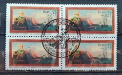 C 2025 Selo Centenario Marques de Tamandare Navio 1997 Quadra CBC RJ