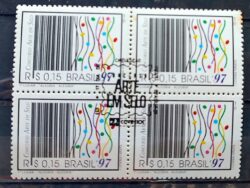 C 2026 Selo Alegria Alegria Arte Codigo de Barras 1997 Quadra CBC DF