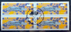 C 2036 Selo Fauna da Amazonia Peixe Pirarucu 1997 Quadra CBC AM