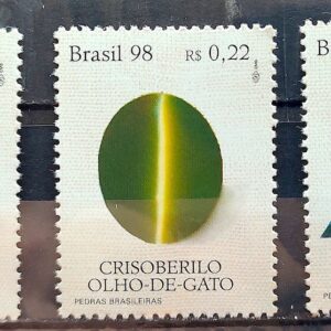 C 2069 Selo Pedras Brasileiras Mineral Joia 1998 Serie Completa Separados