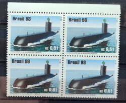 C 2140 Selo Submarino Tapajos Militar Bandeira 1998 Quadra