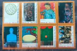 C 2159 Selo Bienal de Sao Paulo Van Gogh Arte 1998 Serie Completa 2