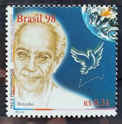 C 2175 Selo Paz e Fraternidade Betinho 1998