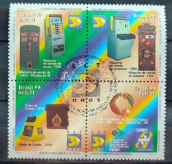 C 2188 Selo Historia dos Correios Caixas Postais Servico Postal 1999 CBC DF