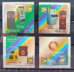 C 2188 Selo Historia dos Correios Caixas Postais Servico Postal 1999 Separados