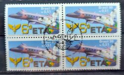 C 2196 Selo Aviao Esquadrao de Transporte Aereo Aguia Mapa 1999 Quadra CBC DF