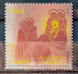 C 2230 Selo Natal Nascimento e Adoracao 1999