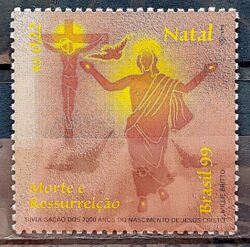 C 2234 Selo Natal Morte e Ressurreicao 1999