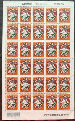 C 2471 Selo Centenario do Fluminense Futebol 2002 Folha