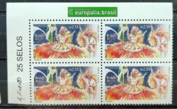 C 3150 Selo Relacoes Diplomaticas Brasil Belgica Carnaval Arte 2011 Quadra Vinheta Europalia