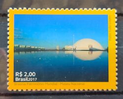 C 3727 Selo Brasilia Museu Nacional 2017