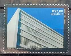 C 3735 Selo Brasilia Cobogo Arquitetura 2017