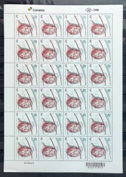 C 3829 Selo Signos do Zodiaco Leao 2019 Folha