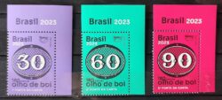 C 4108 Selo 180 Anos Olho de Boi Serie Completa 2023 Vinheta Brasil