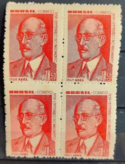 C 448 Selo Centenario Engenheiro Adel Pinto Personalidade 1960 Quadra