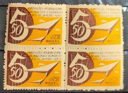 C 455 Selo Exposicao Internacional de Industria e Comercio 1960 Quadra