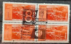 C 462 Selo Aniversario Cidade de Ouro Preto 1961 Quadra CBC Educacao