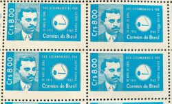 C 471 Selo Cinquentenario da Cura da Leishmaniose Gaspar Viana Ciencia Saude 1962 Quadra