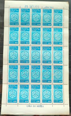 C 487 Selo Semana Nacional de Educacao 1963 Folha