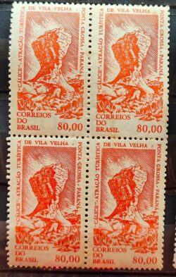 C 510 Selo Propaganda Turistica de Vila Velha Parana 1964 Quadra 2