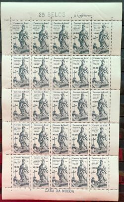 C 520 Selo Antonio Lisboa Aleijadinho Arte 1964 Folha