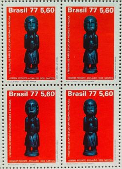 C 973 Selo Arte e Cultura Negra Africana O Pedinte 1977 Quadra