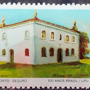 C 987 Selo Centenario da Filiacao do Brasil UPU Servicos Postais Porto Seguro 1977