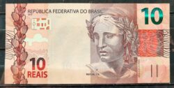 Cedula R$ 10 Reais Segunda Familia JD6474 Guedes e Campos FE