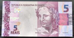 Cedula R$ 5 Reais Segunda Familia HF2925 Guedes e Campos FE