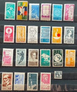Colecao Anual de Selos do Brasil 1963 Comemorativos