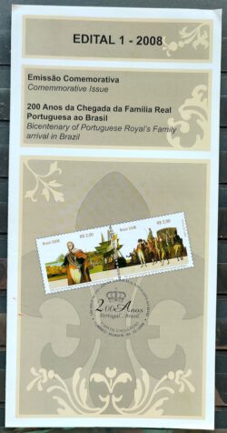 Edital 2008 01 Chegada da Familia Real Portuguesa Navio Cavalo 2008 2