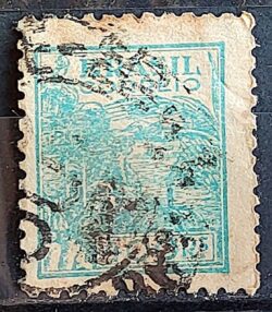 Selo Regular Cod RHM 483 Netinha Trigo CrS 0p40 Filigrana Q 1947 Circulado 2