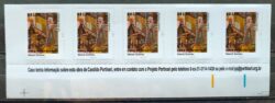 Selo Regular RHM 855 Obra Desaparecida Portinari Marcel Gontrau Arte Picote Com BR 2011 5 Selos Texto
