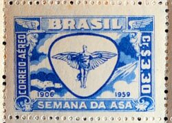 A 88 Selo Aereo Semana da Asa Aviao Aviacao 1959